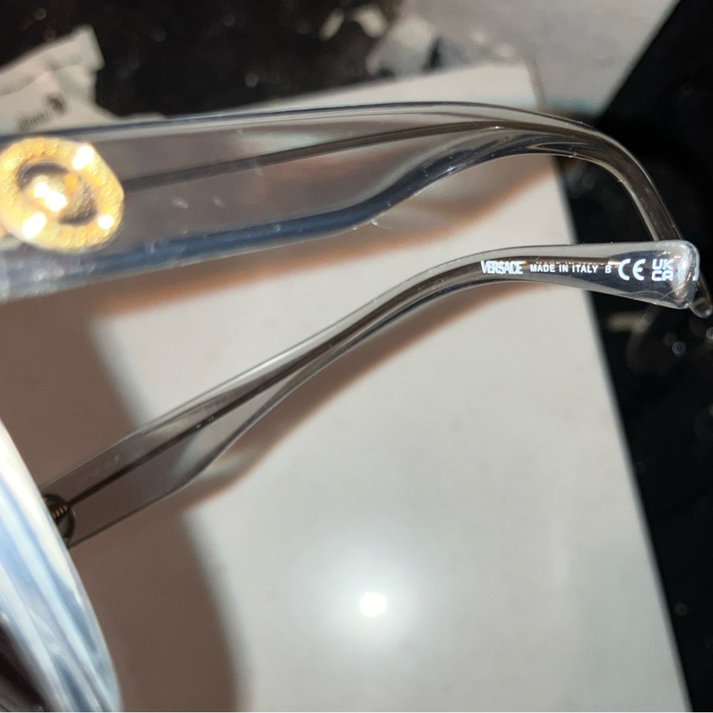 Versace Clear Sunglasses